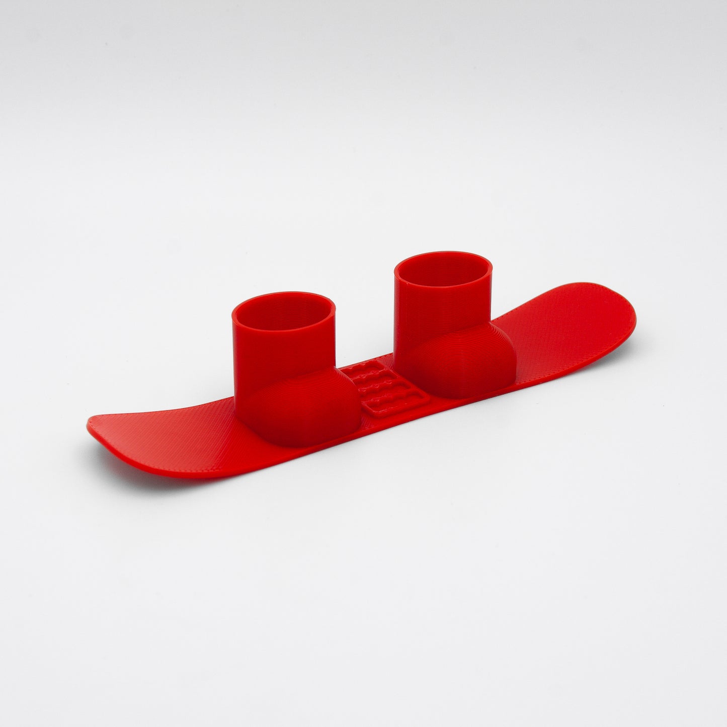 SlideofHand Finger Snowboard Red with white background