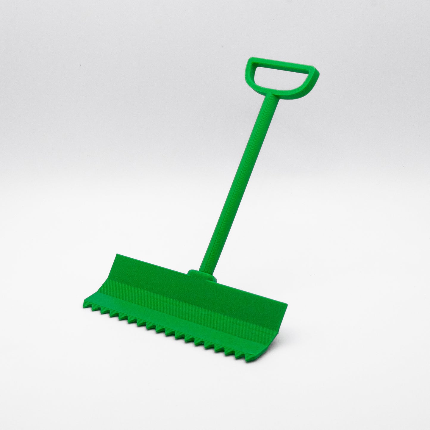 SlideofHand mini ski terrain park rake green on white background