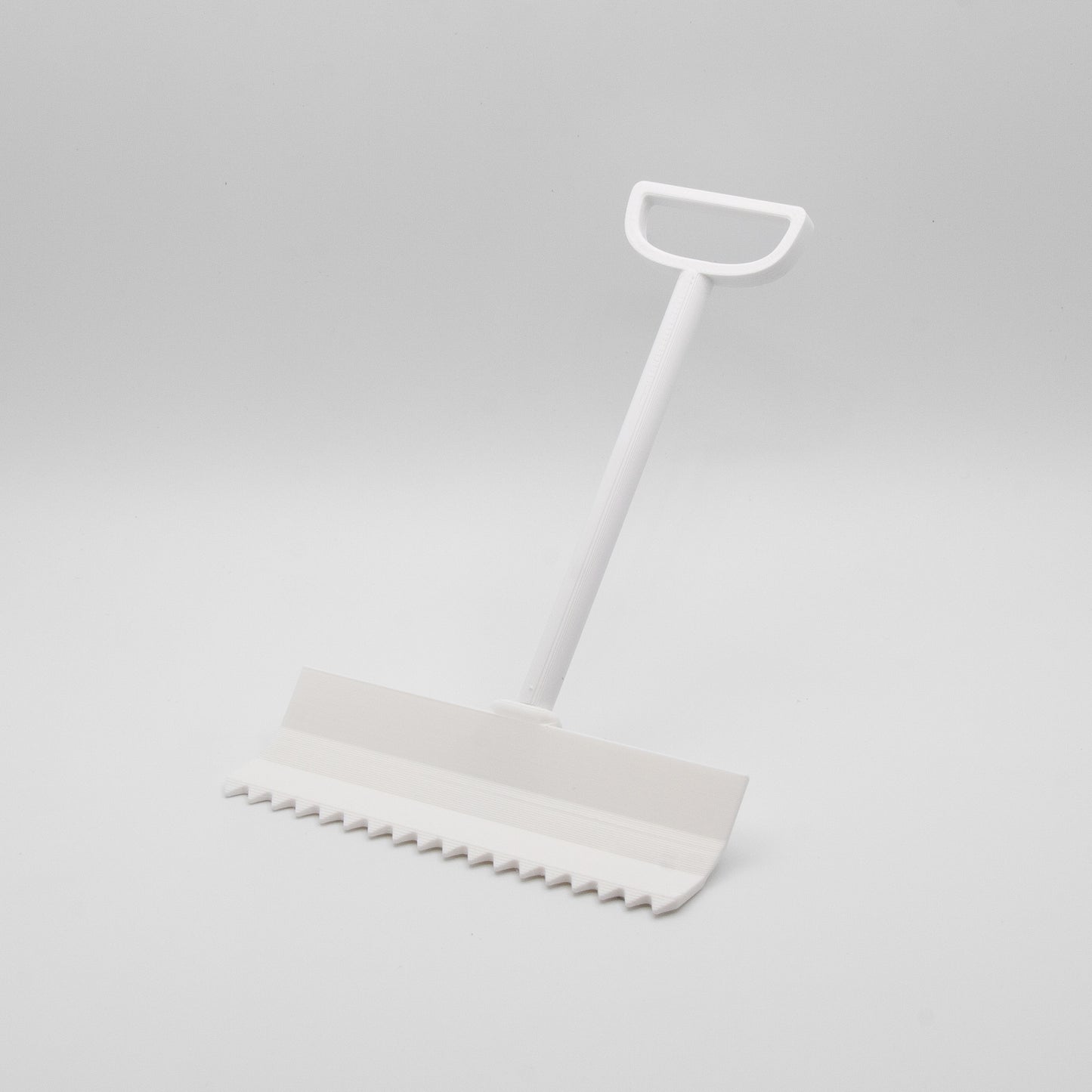 SlideofHand mini ski terrain park rake white on white background