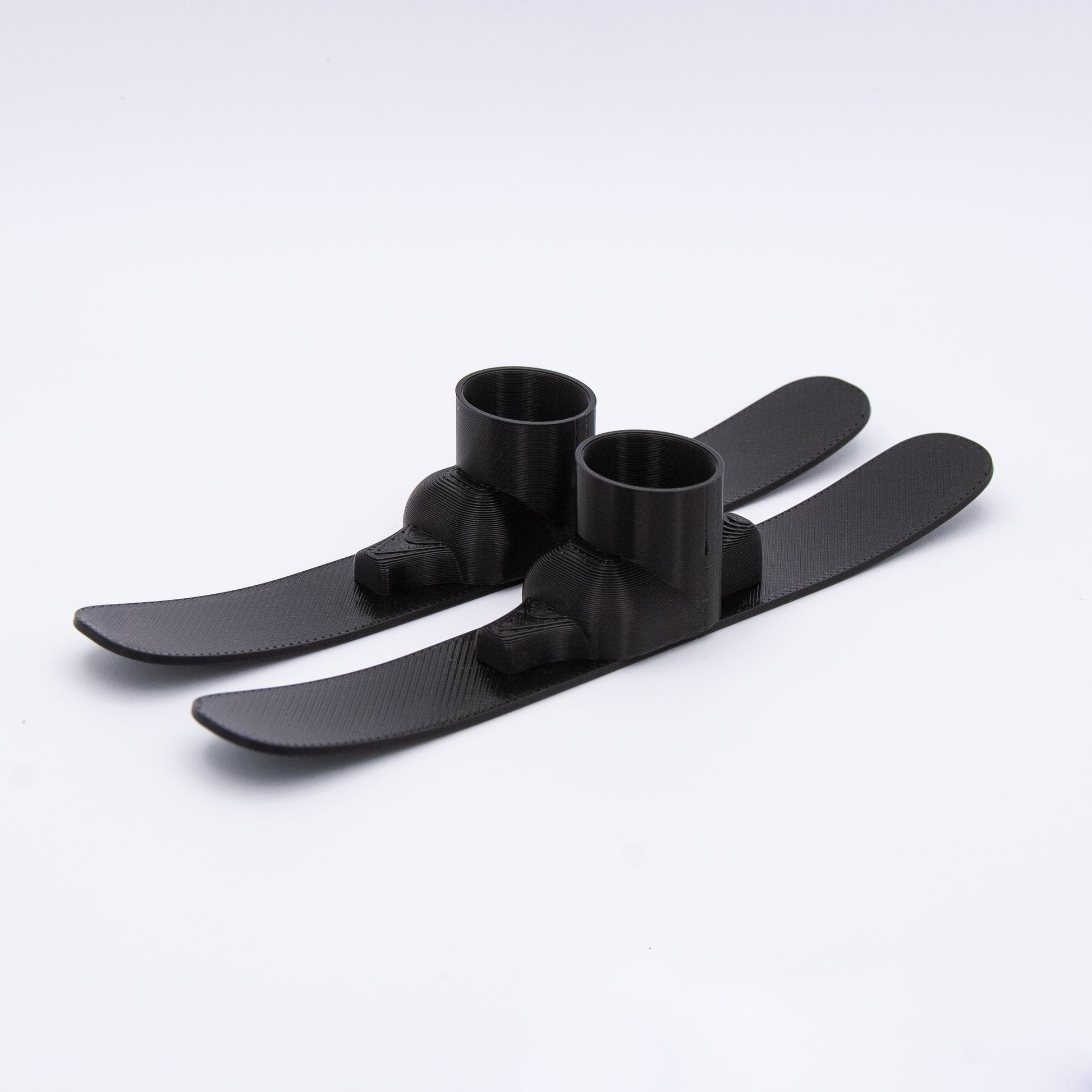SlideofHand Finger Skis black with white background