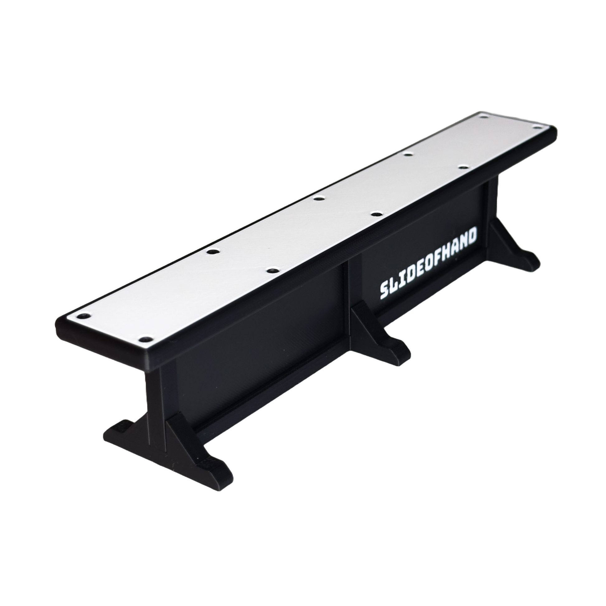 Slideofhand finger ski and snowboard terrrain park box rail accessory black