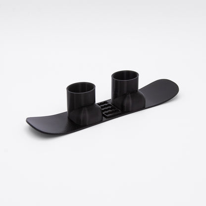 SlideofHand Finger Snowboard black with white background