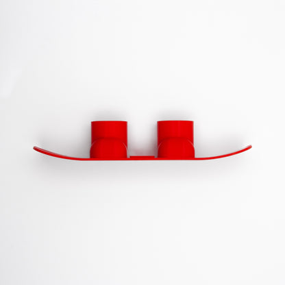 SlideofHand Finger Snowboard red side profile with white background