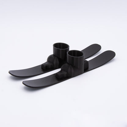 SlideofHand Finger Skis black with white background