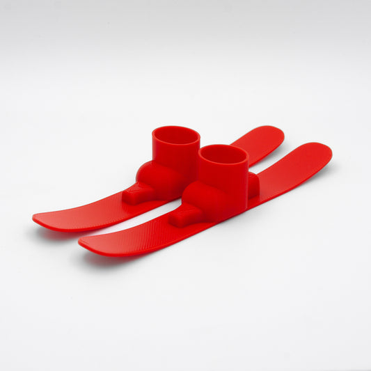 SlideofHand Finger Skis Red with white background