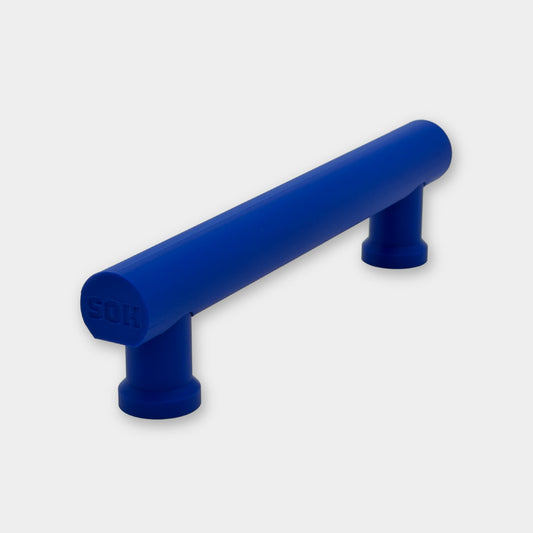 Slideofhand mini finger ski terrain park tube rail on white background