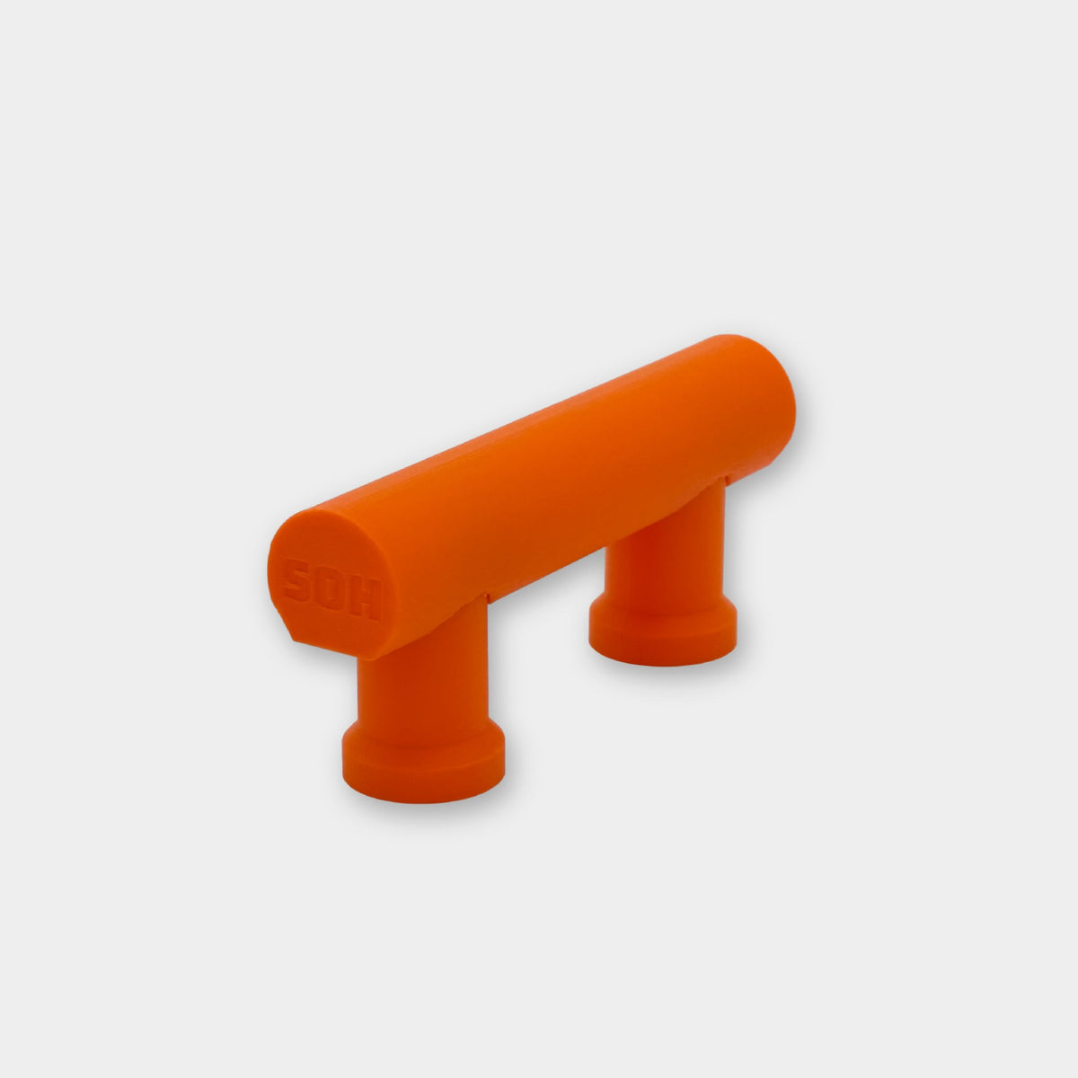 Slideofhand mini finger ski terrain park tube rail orange