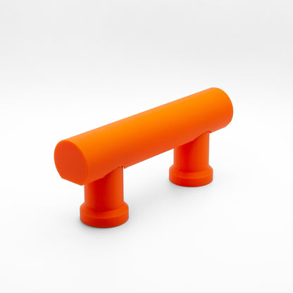 Slideofhand mini finger ski terrain park tube rail orange